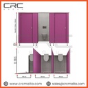 WC Cubicle Partition