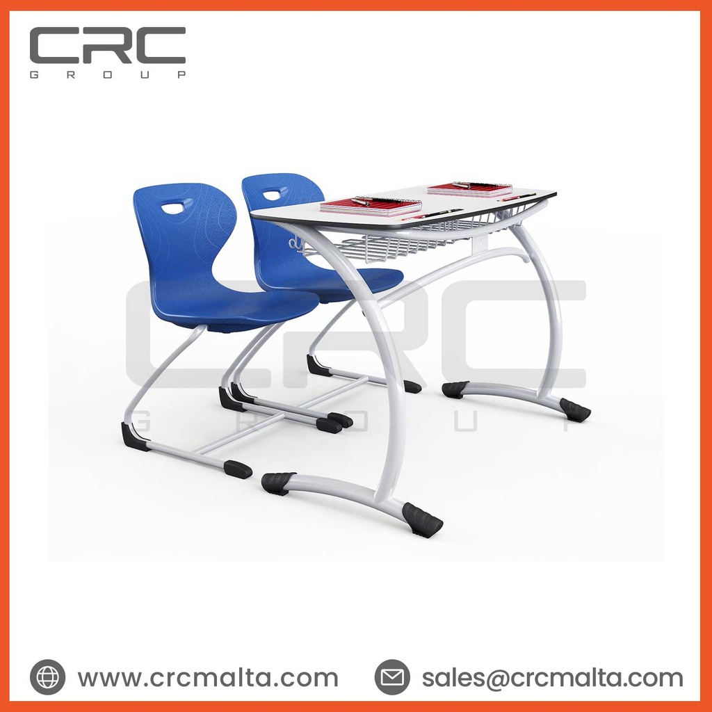 CRC Starline double compact desk top school desk D01-21112