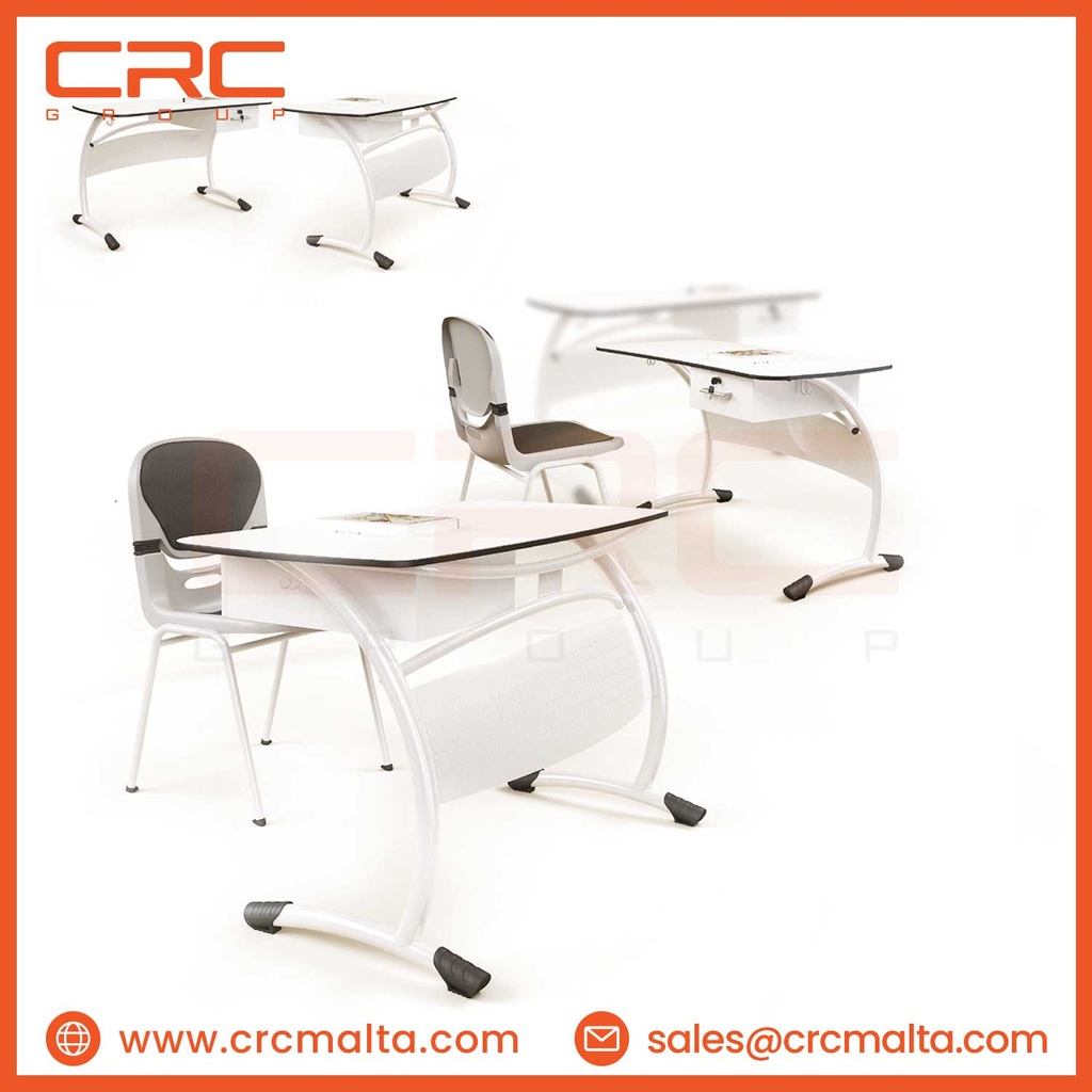 CRC Starline Metal Paneled Teacher Desk