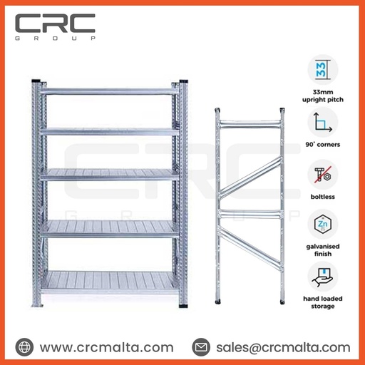 CRC Boltless, Hand Loaded Shelving System Super 123